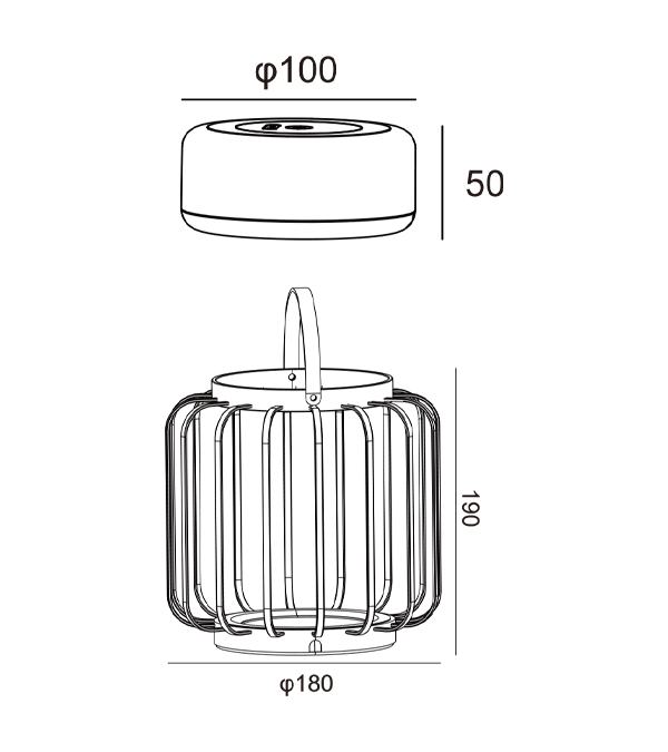 Üreges lámpás töltőlámpa HR95016 Üreges lámpás töltőlámpa HR95016