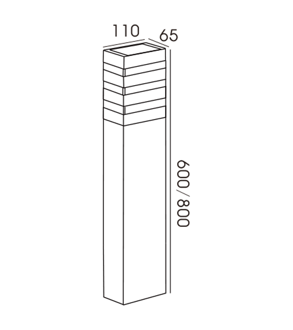 90 négyzet alakú háromrétegű átlátszó kerti lámpa HR60064-600 90 négyzet alakú háromrétegű átlátszó kerti lámpa HR60064-600