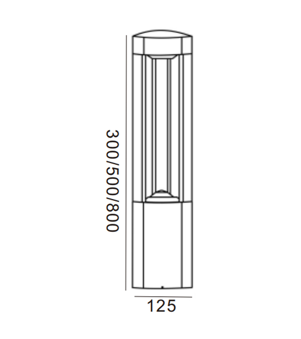 125 háromszögű LED kerti lámpák HR60031-300-LED 125 háromszögű LED kerti lámpák HR60031-300-LED