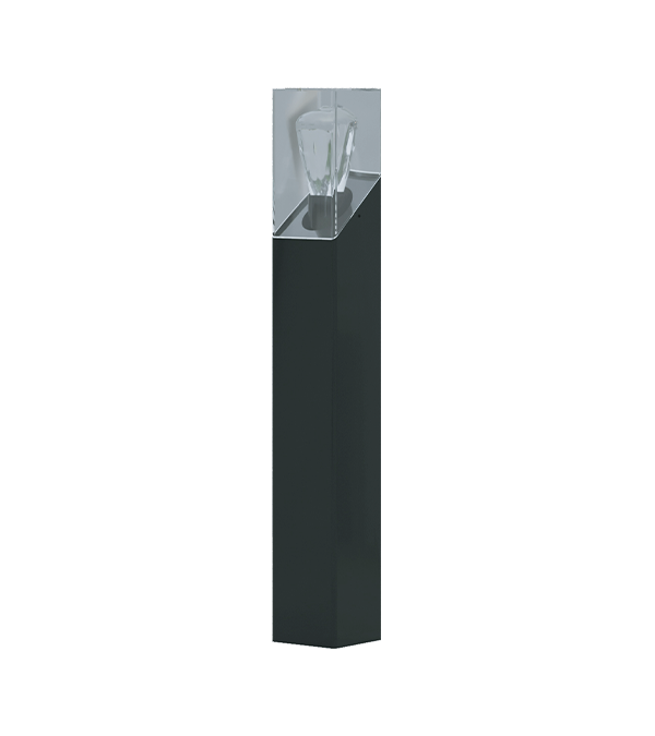 E27 Square Smoke Grey PC kerti lámpa HR60133-600 E27 Square Smoke Grey PC kerti lámpa HR60133-600