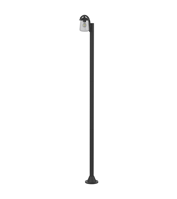 Egyfejes lapos felső kerti lámpa HR60702 Egyfejes lapos felső kerti lámpa HR60702